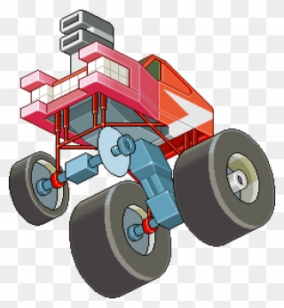 Praxxiz Monster Truck - Car Clipart