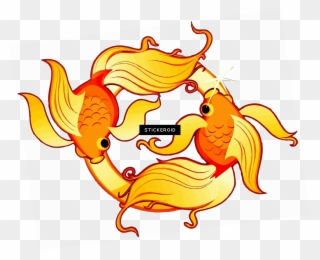 Pisces Signs Zodiac - Знаки Зодиака Арт Png Clipart