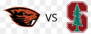 Osu Vs Stanford Football With Dasher, Hpe & Aruba Clipart - Stanford University - Png Download
