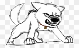 Watch Dogs Clipart Angry - Drawings Of Angry Dogs - Png Download