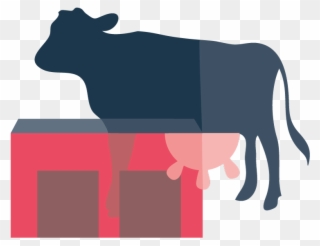 The Unh Organic Dairy Research Farm, Opened In 2005, - Dairy Cow Clipart