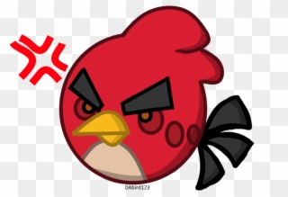 Cardinal Clipart Angry - Angry Bird Chibi - Png Download