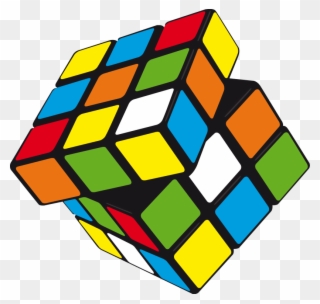 Cube Clipart Rubics Cube - Rubik Cube Png Transparent Png