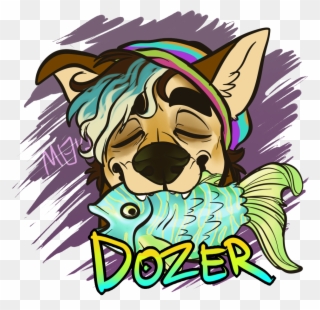 Dozer Bozer Fish - Illustration Clipart