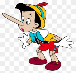 Pinocchio Sticker - Pinocchio With Long Nose Clipart