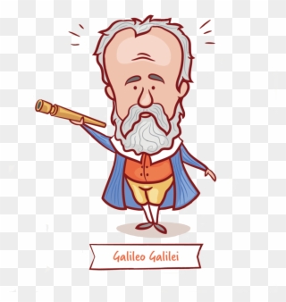 Ogni Domenica Del Mese Di Aprile La Mostra “galileo - Galileo Galilei Caricatura Clipart