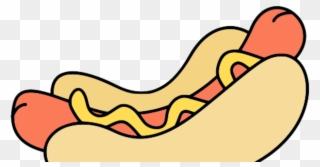 Hot Dog For Coloring Clipart