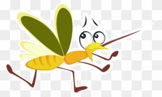 Bloodsucking Mosquitoes Cartoon - Mosquito Cartion Clipart Png Transparent Png