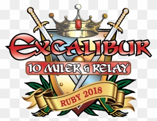 Excalibur 10 Miler 2017 Clipart