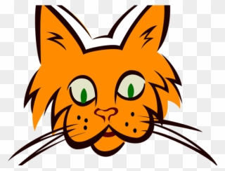 Fur Clipart Orange Cat - Cat - Png Download