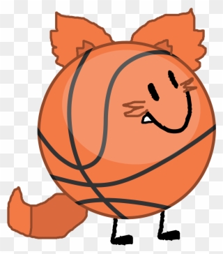 Basket Ball Fox Updated - Basketball Clipart