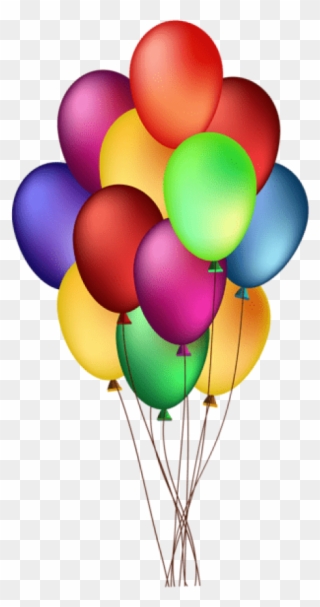 Bunch Of Colorful Balloons Png - Colorful Balloons Png Clipart