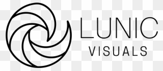 Lunic Visuals Logo - Line Art Clipart