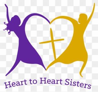 Sister Heart Clip Art - Graphic Design - Png Download