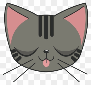 Cat Yawns Clipart