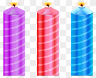 Birthday Candles Clipart Printable - Candle For Birthday Clipart Png Transparent Png