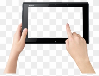 Finger Touch Tablet Png Image Pngpix Vector Laptop - Tablet Finger Png Clipart