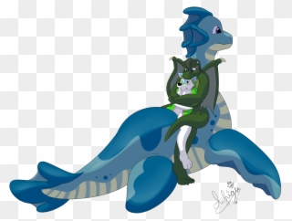 [com] Sea Dragon Cuddles - Cartoon Sea Dragon Cute Clipart
