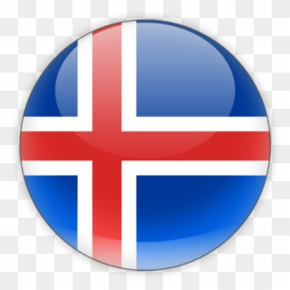 Flags - Iceland Flag Round Png Clipart