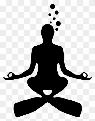 Serene Clipart Yoga Class - Sitting - Png Download