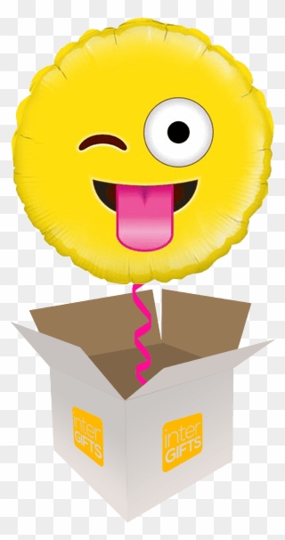 Emoji Helium Balloons Delivered In The Uk By Interballoon - Birthday Balloons 4th Clipart