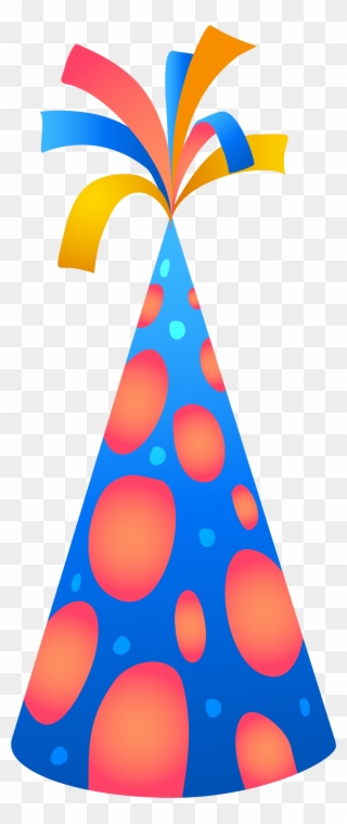 Birthday Party Hat Png Picture Free Stock - Png Transparent Party Hat Clipart