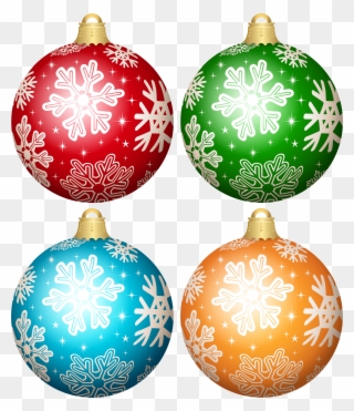 Christmas Ornament Sets Clipart - Png Download