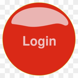 Login Button Clip Art - Red Login Button - Png Download