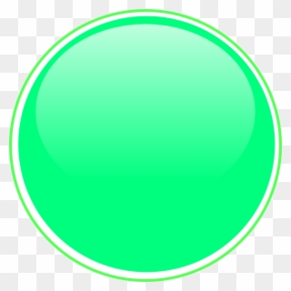 Button Clipart Lime Green - Glossy Lime Color Icon Button - Png Download