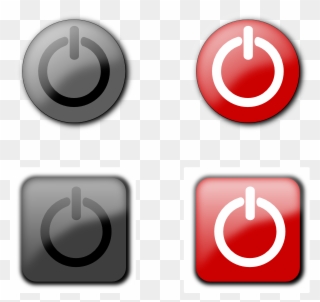 Shutdown Button Clipart Onoff - Button On Off Png Transparent Png