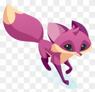 Pink Fox Cliparts - Animal Jam Loading Screens - Png Download