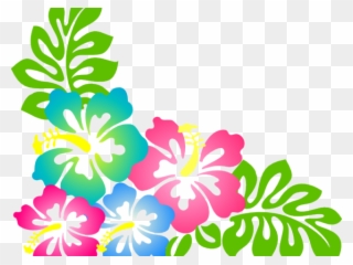Hibiscus Clipart Hawaiian Theme - Hawaiian Flower Transparent Background - Png Download