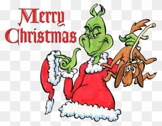 A Gimp Chat Christmas - Merry Christmas Grinch Clipart - Png Download