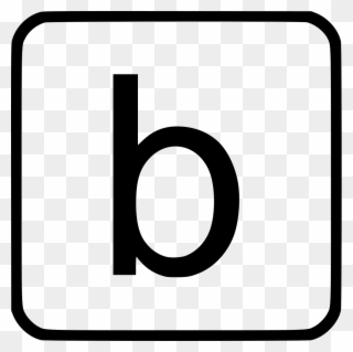 Image Transparent B Clipart Lowercase - Alphabet - Png Download