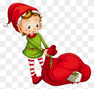 How The Stole Christmas Poem Sing A - Christmas Elf Clipart - Png Download