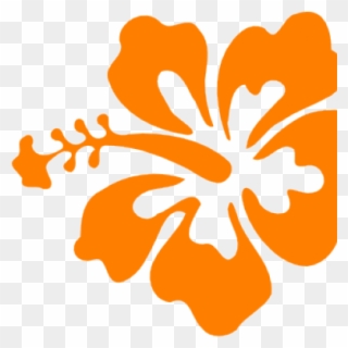 Hibiscus Clipart Orange Hibiscus - Hibiscus Clip Art - Png Download