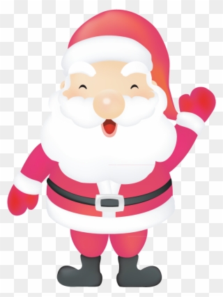 Papa Noel, Santa Claus, Navidad Vector - Cute Santa Claus Clipart - Png Download