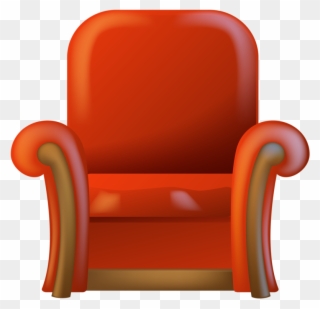 Red Living Room Chair - Chair Clipart