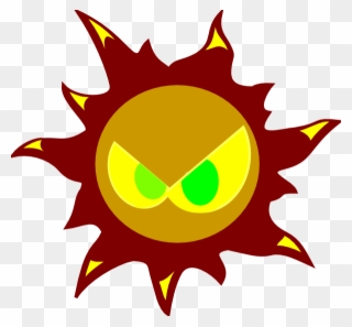 Angry Sun Clipart Png Transparent Png
