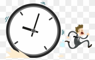 Businessman In Rush Hours - Time Limit Clipart