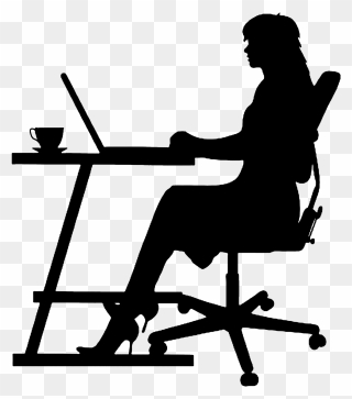 Picture Transparent Library Free Image On Pixabay - Secretary Clipart Black And White - Png Download