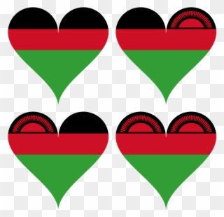 Africa Clipart Heart - Malawi - Png Download