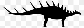 Transparent Stock Africa Svg Sillouette - Kentrosaurus Silhouette Clipart