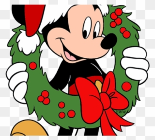 Mickey Caricaturas De Navidad Clipart