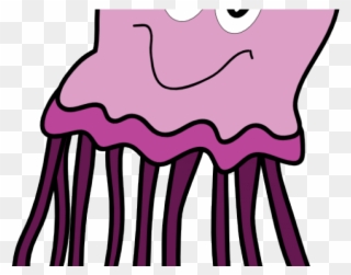Jellyfish Clipart Cartoon - Jellyfish Clipart Hd - Png Download