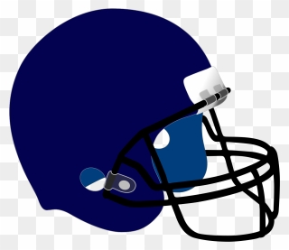 Blue Football Helmet Clip Art - Png Download