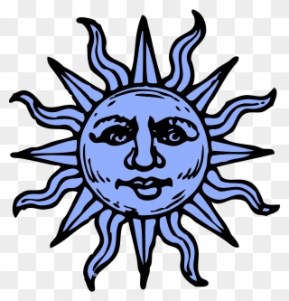 Sun - Apollo God Of Sun Symbol Clipart