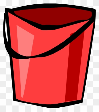 Free Red Bucket - Cleaning Supplies Clip Art - Png Download