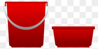 Free To Use &, Public Domain Bucket Clip Art - Red Bucket Clipart - Png Download