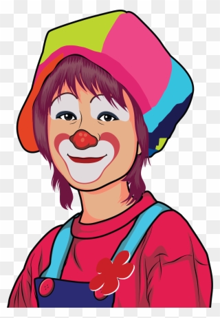 Joker Clown Cartoon Drawing Humour - Clown Face Clipart Png Transparent Png